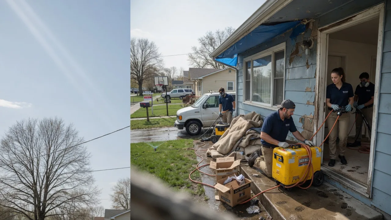 Basement Flood Cleanup in Harmony, IN near me